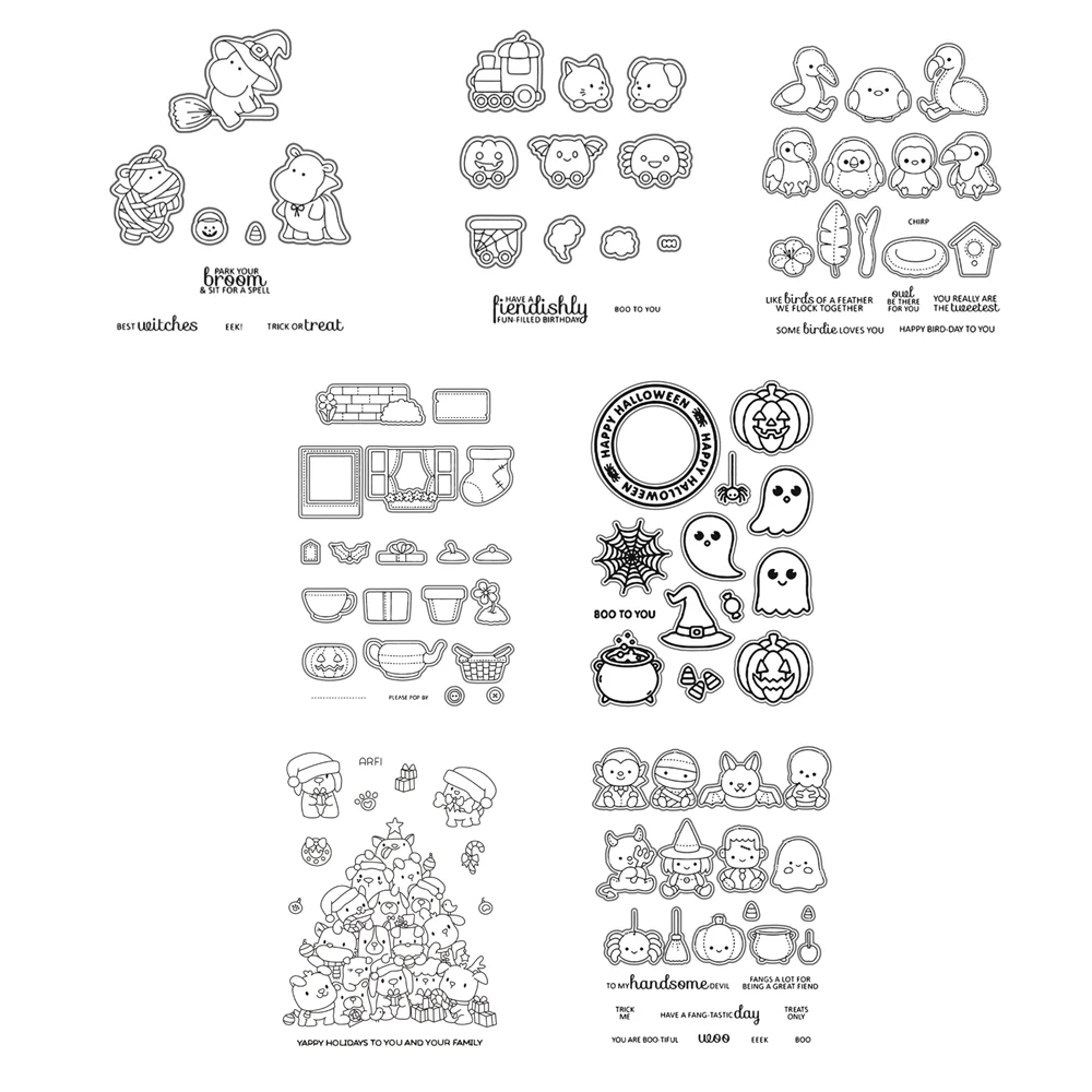 Candle Making Kit Wholesale - Cutting Dies and Clear Stamps Set