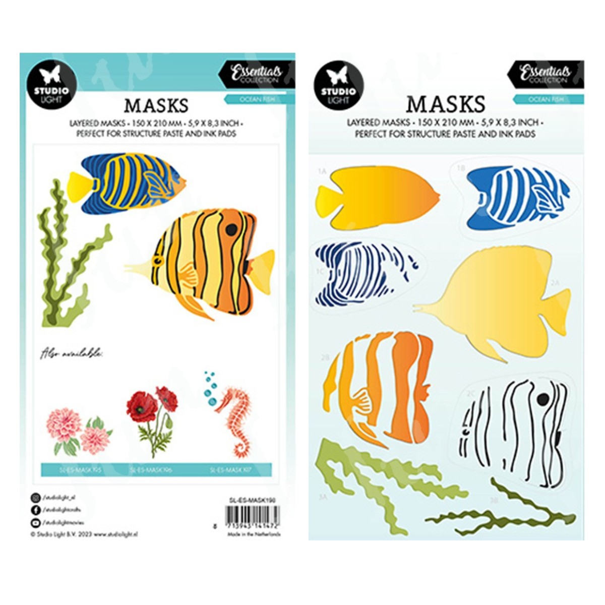 Candle Making Kit Wholesale - 2023 New Ocean Fish Stencils Metal