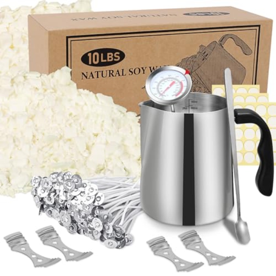 Candle Making Kit For Adults - Candle Making Kit Supplies, Soy Wax