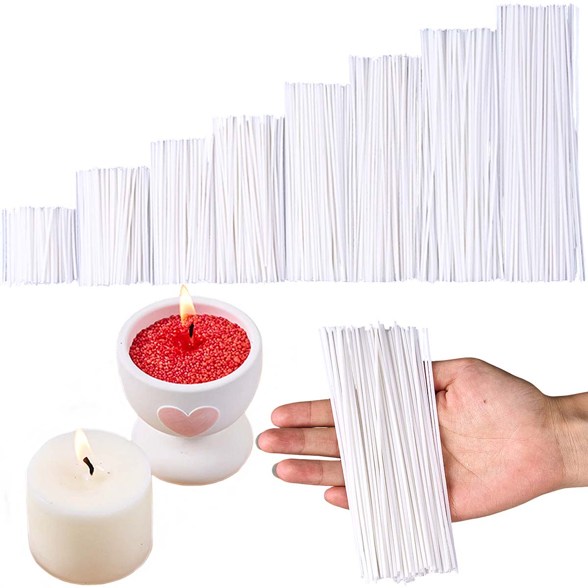 Candle Making Kit Wholesale - 50pcs /Set Waxed Cotton Candle Wicks