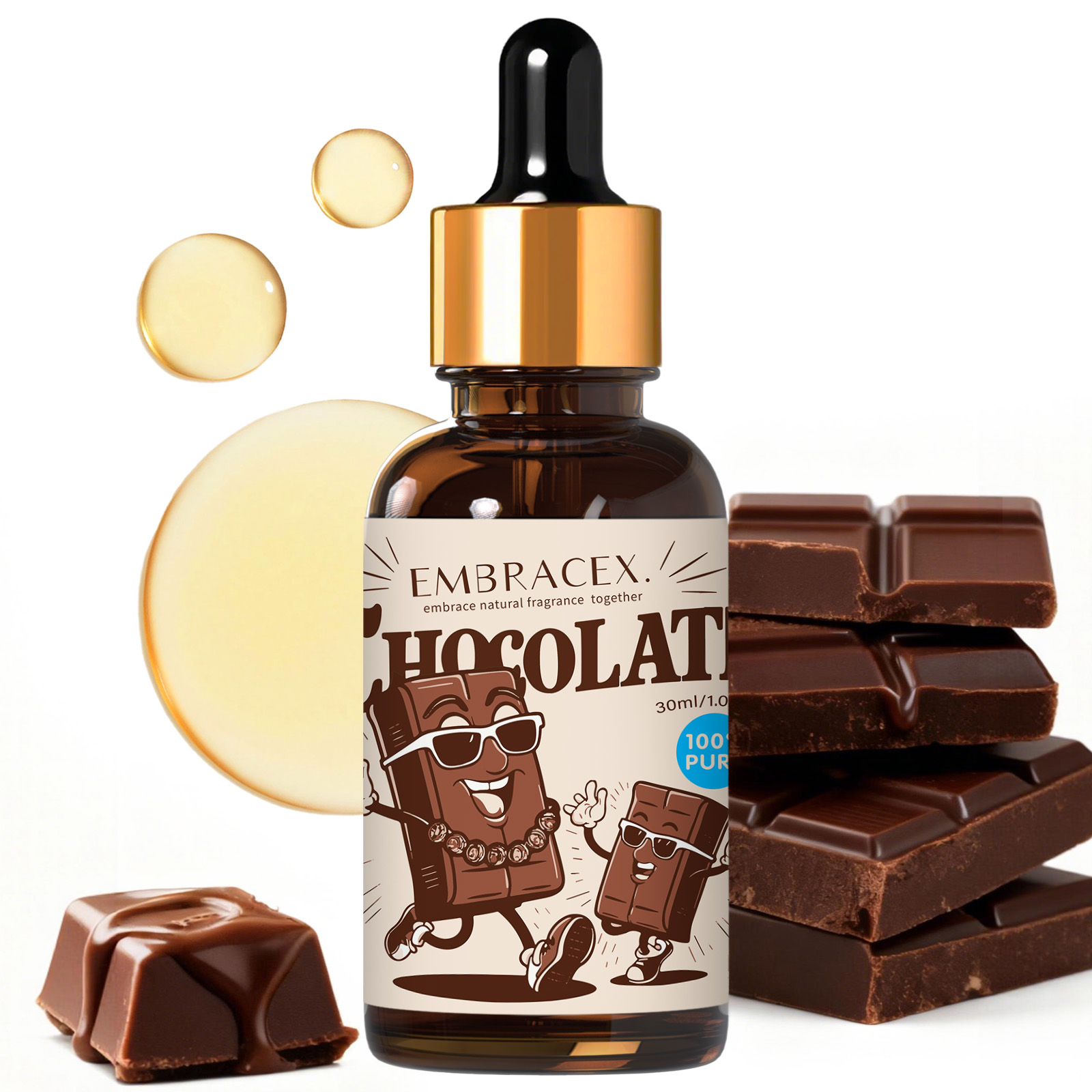 Candle Making Oil Scents - 30mlChocolate Essential Oil Car Air Freshener