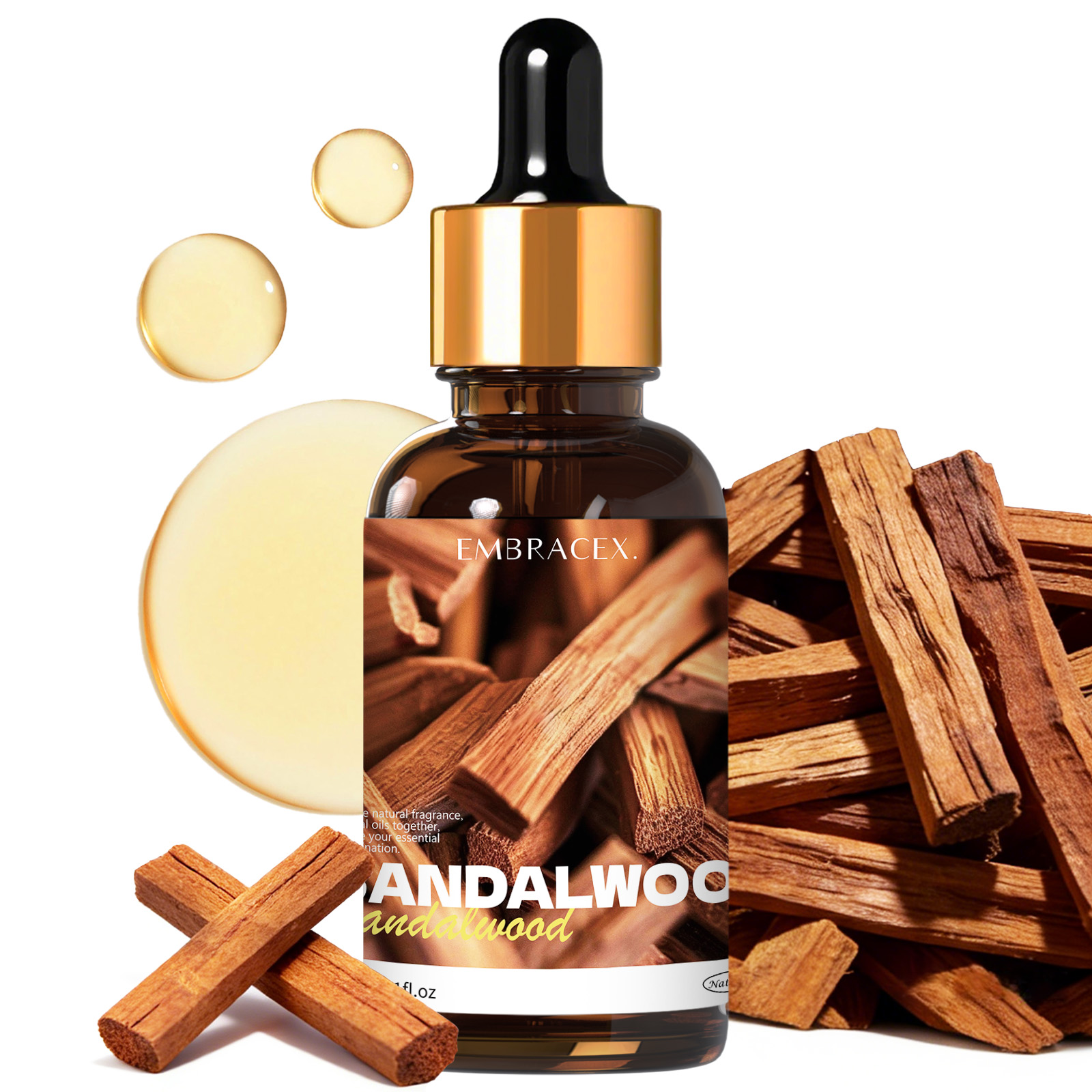 Candle Making Oil Scents - 30ml Sandalwood Natural Plant Essential Oil