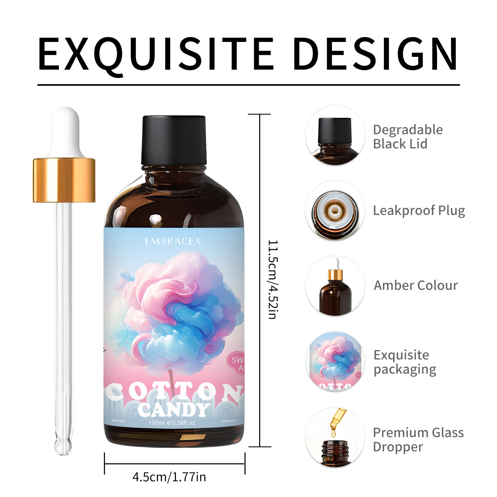 100ml Cotton Candy Essential O - Candle Making Oil Scents recension och pris