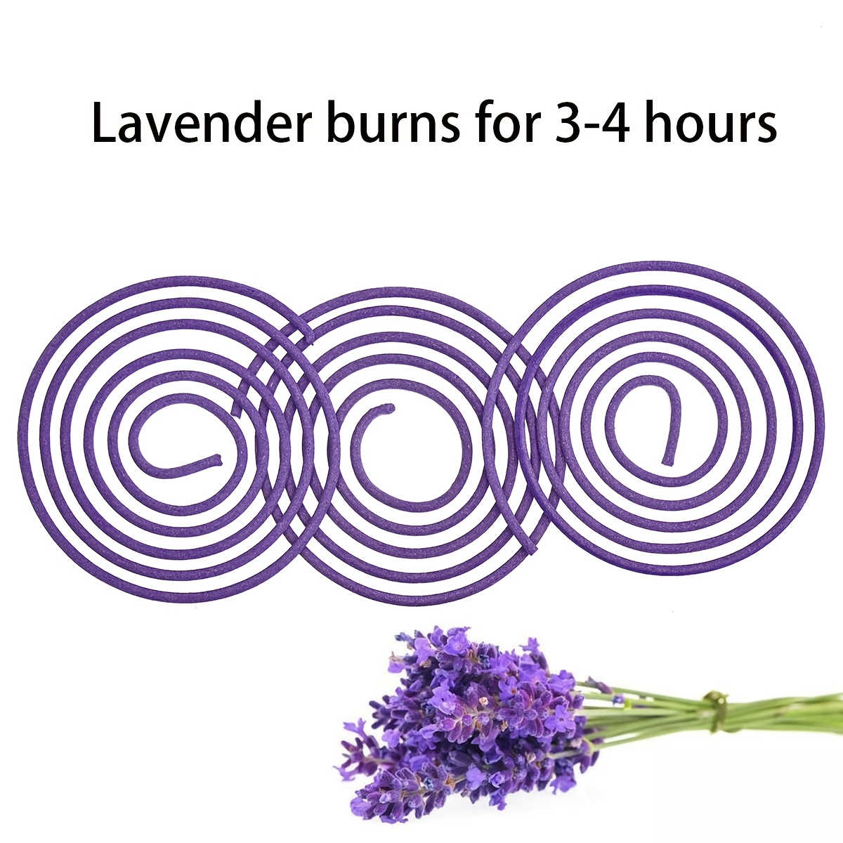 50 Lavender Scented Spiral Can - Uv Inhibitor Candle recension och pris