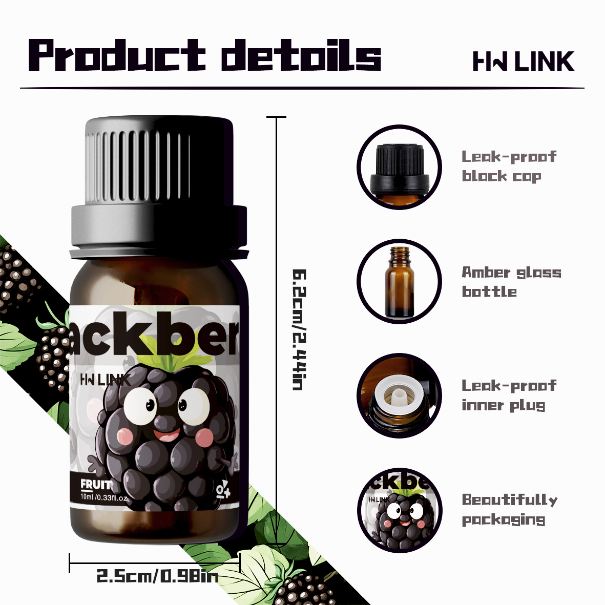 Blackberry Essential Oil  10ml - Candle Making Oil Scents recension och pris