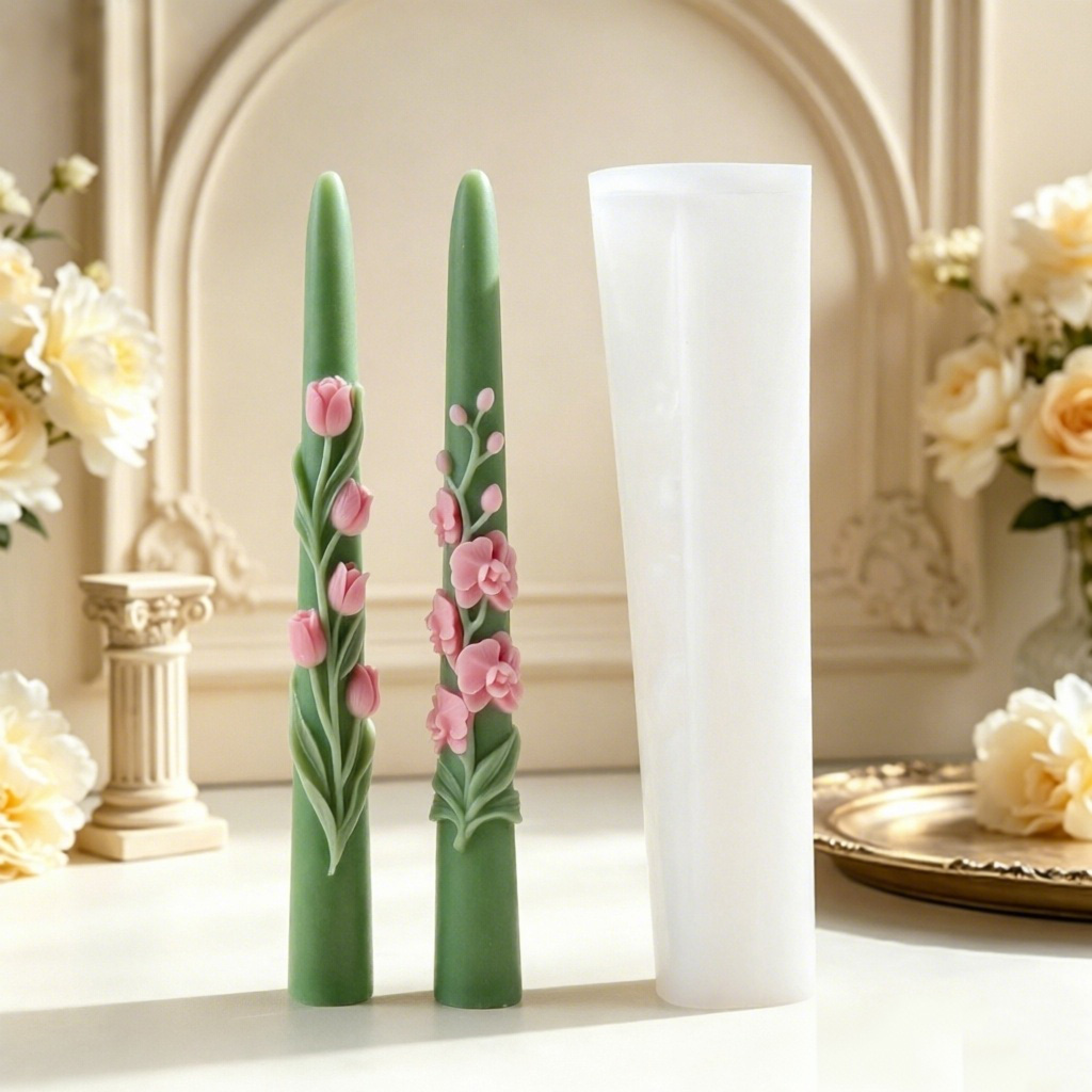 Long Pole Flower Taper Candle  - Candle Making Course recension och pris