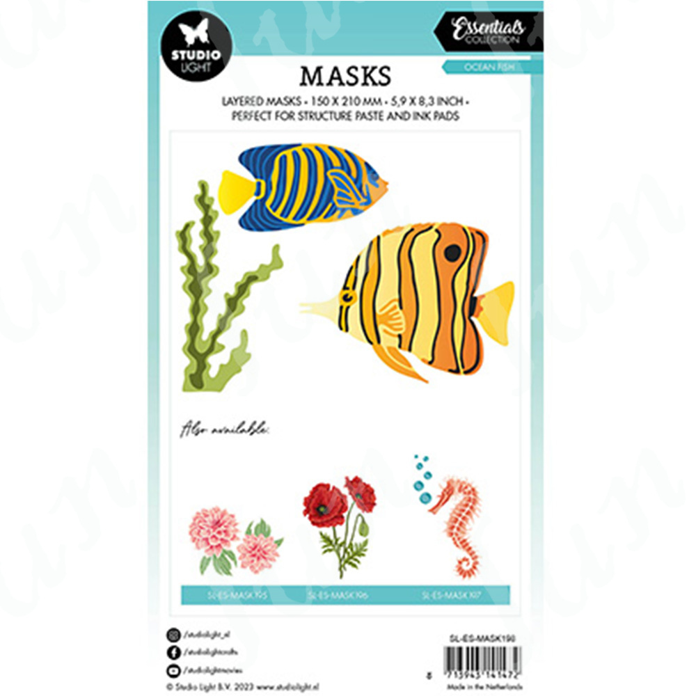 2023 New Ocean Fish Stencils M - Candle Making Kit Wholesale recension och pris