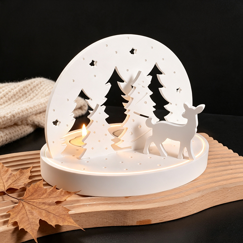 Christmas Elk Tealight Candle  - Candle Making Ideas recension och pris