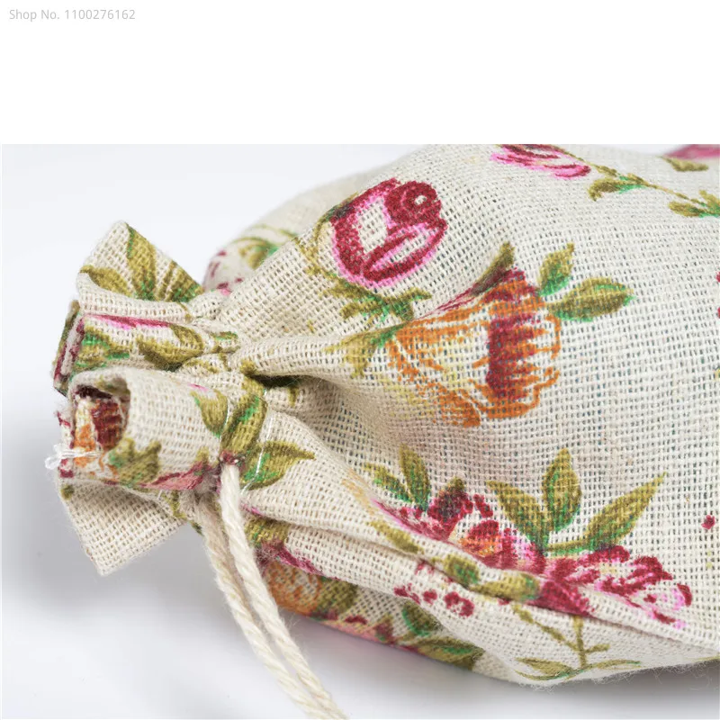 100pcs Small Cloth Bag Cotton  - Jute Bag Packaging recension och pris