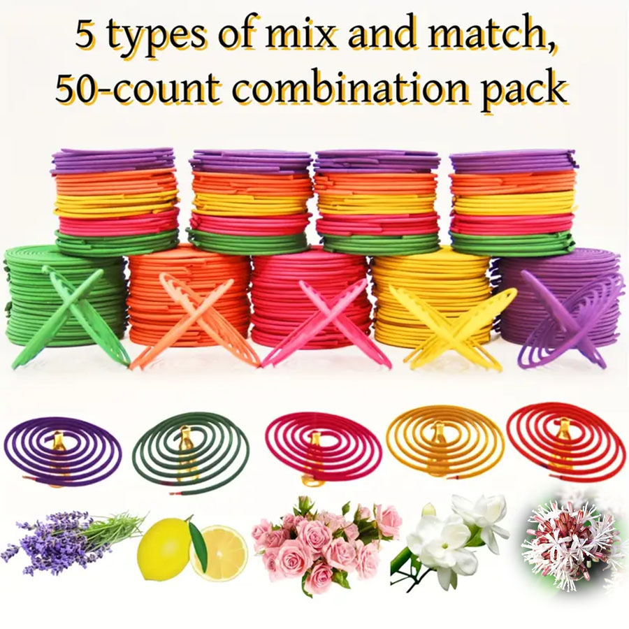 50pcs Mixed Fragrance Incense  - Uv Inhibitor Candle recension och pris