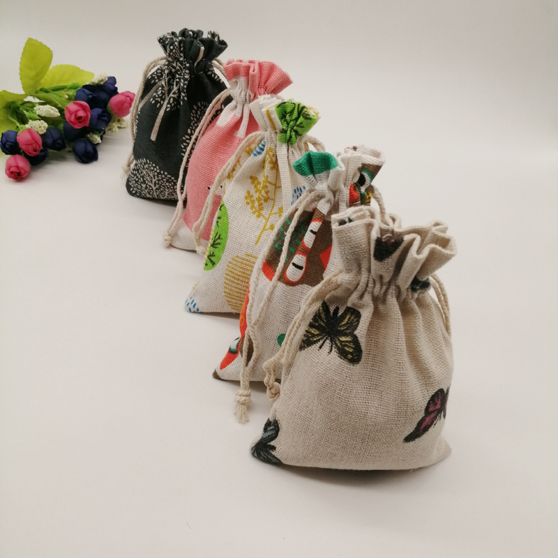 100pcs Pattern Style Jewelry S - Jute Bag Packaging recension och pris