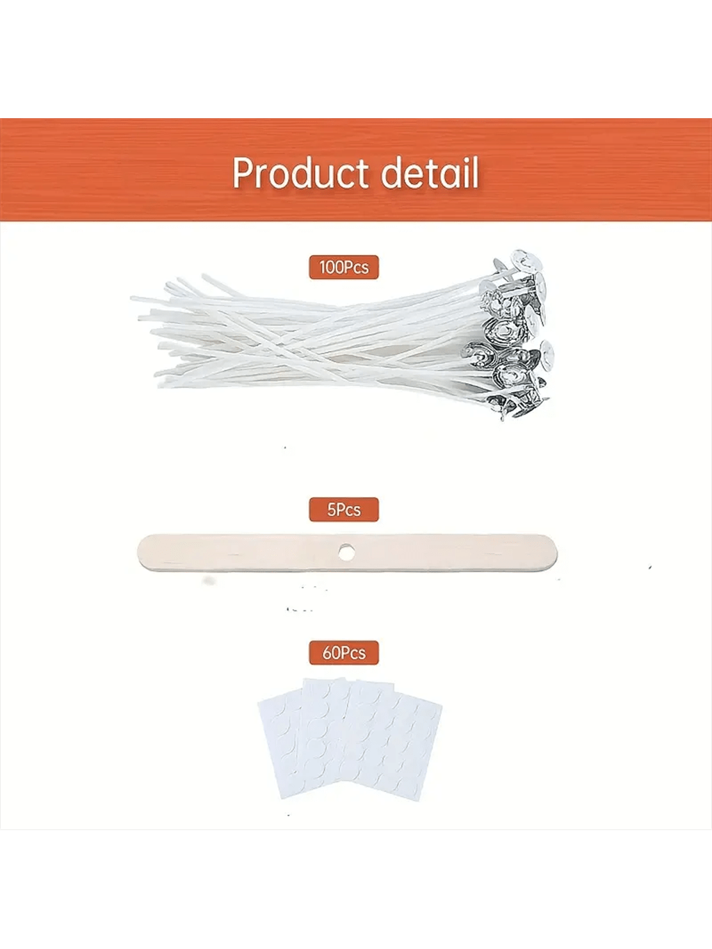 100Pcs Cotton Candle Wick 15cm - Candle Making Kit For Adults recension och pris