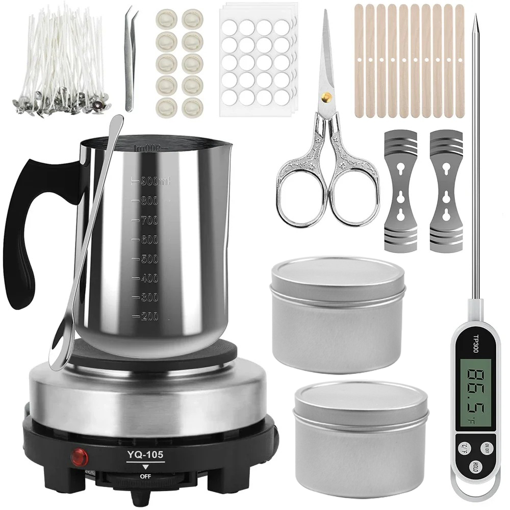 Candle Pouring Pot with Electr - Candle Making Kit For Adults recension och pris