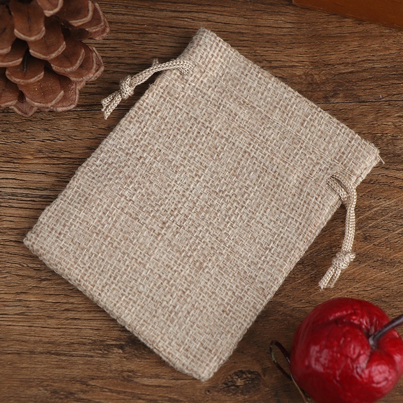 50PCS 13X18/10X15/9X12/7X9CM D - Jute Bag Packaging recension och pris