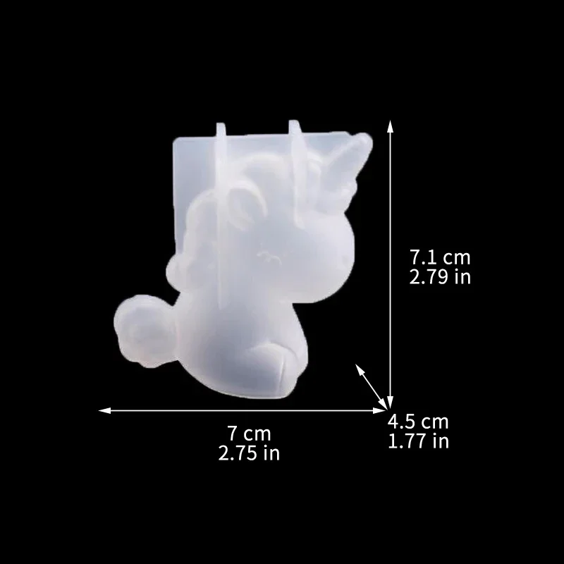 3D Geometric Silicone Unicorn  - Candle Making Ideas recension och pris
