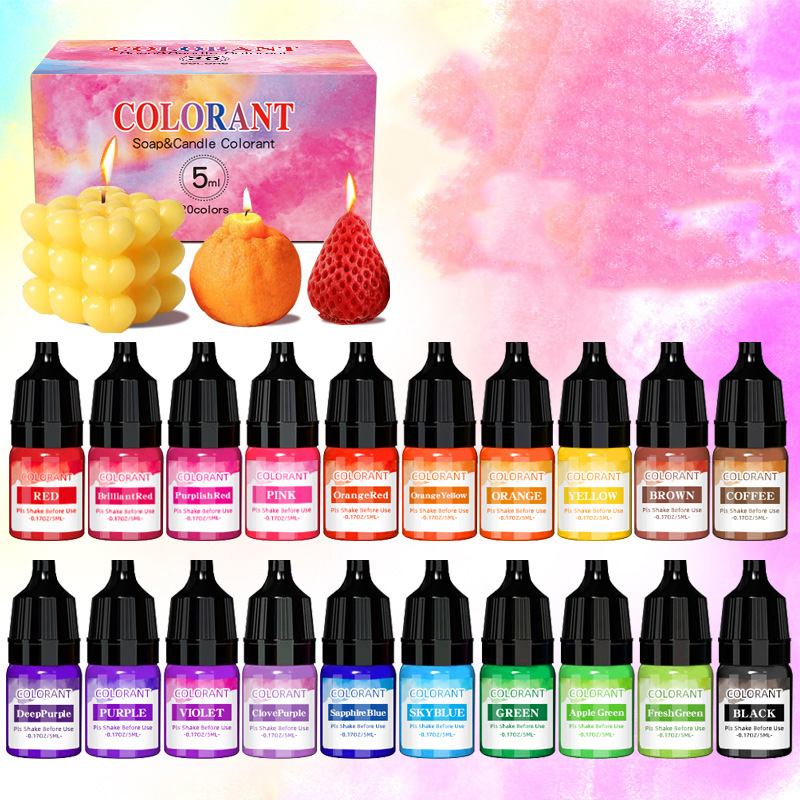 20 Color Candle Dyes Pigment A - Candle Dye Chip recension och pris