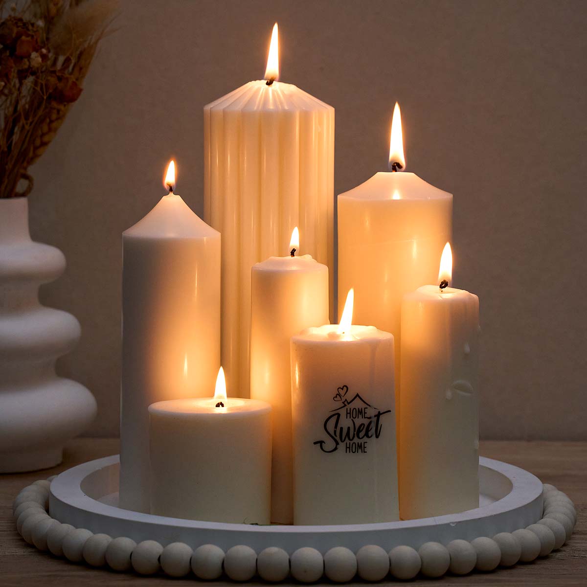 50pcs /Set Waxed Cotton Candle - Candle Making Kit Wholesale recension och pris