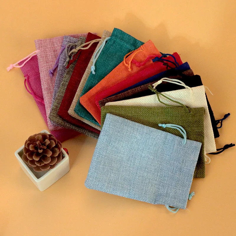 50pc/lot 7x9 9x12 10x14 13x18  - Jute Bag Packaging recension och pris