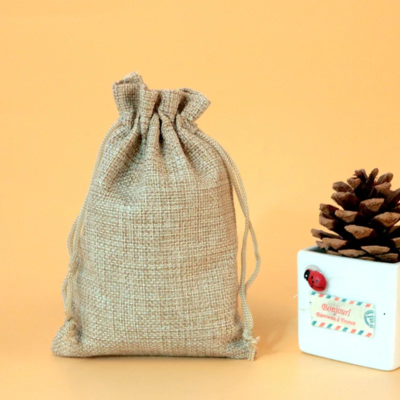 50pc/lot 7x9 9x12 10x14 13x18  - Jute Bag Packaging recension och pris