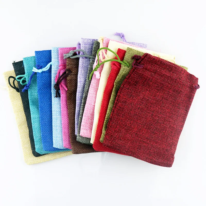 50pc/lot 7x9 9x12 10x14 13x18  - Jute Bag Packaging recension och pris