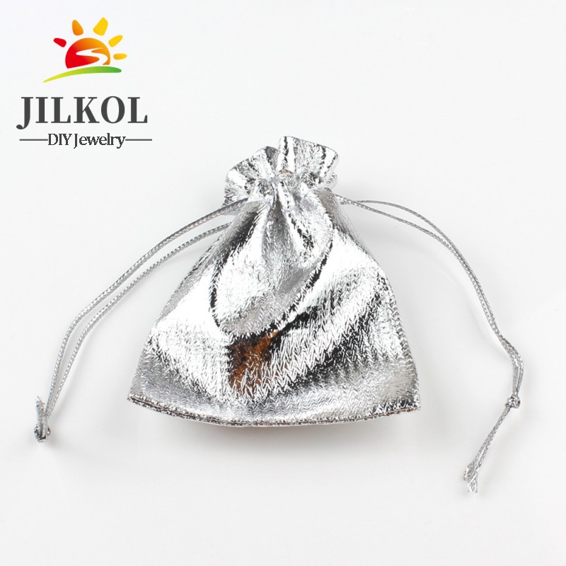 50Pcs/lot 7x9cm 9x12cm Gold Co - Jute Bag Packaging recension och pris