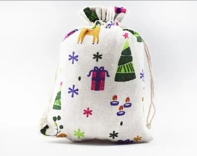 100pcs Pattern Style Jute Bag  - Jute Bag Packaging recension och pris