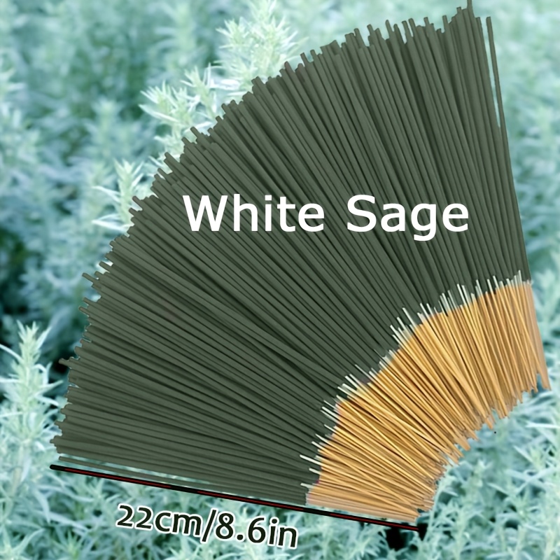 Extra-Long White Sage Incense  - Uv Inhibitor Candle recension och pris