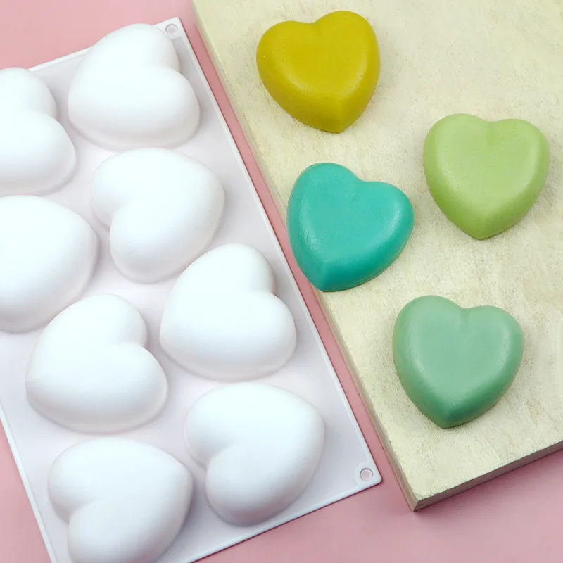Love Heart Silicone Soap Mold  - Candle Making Course recension och pris