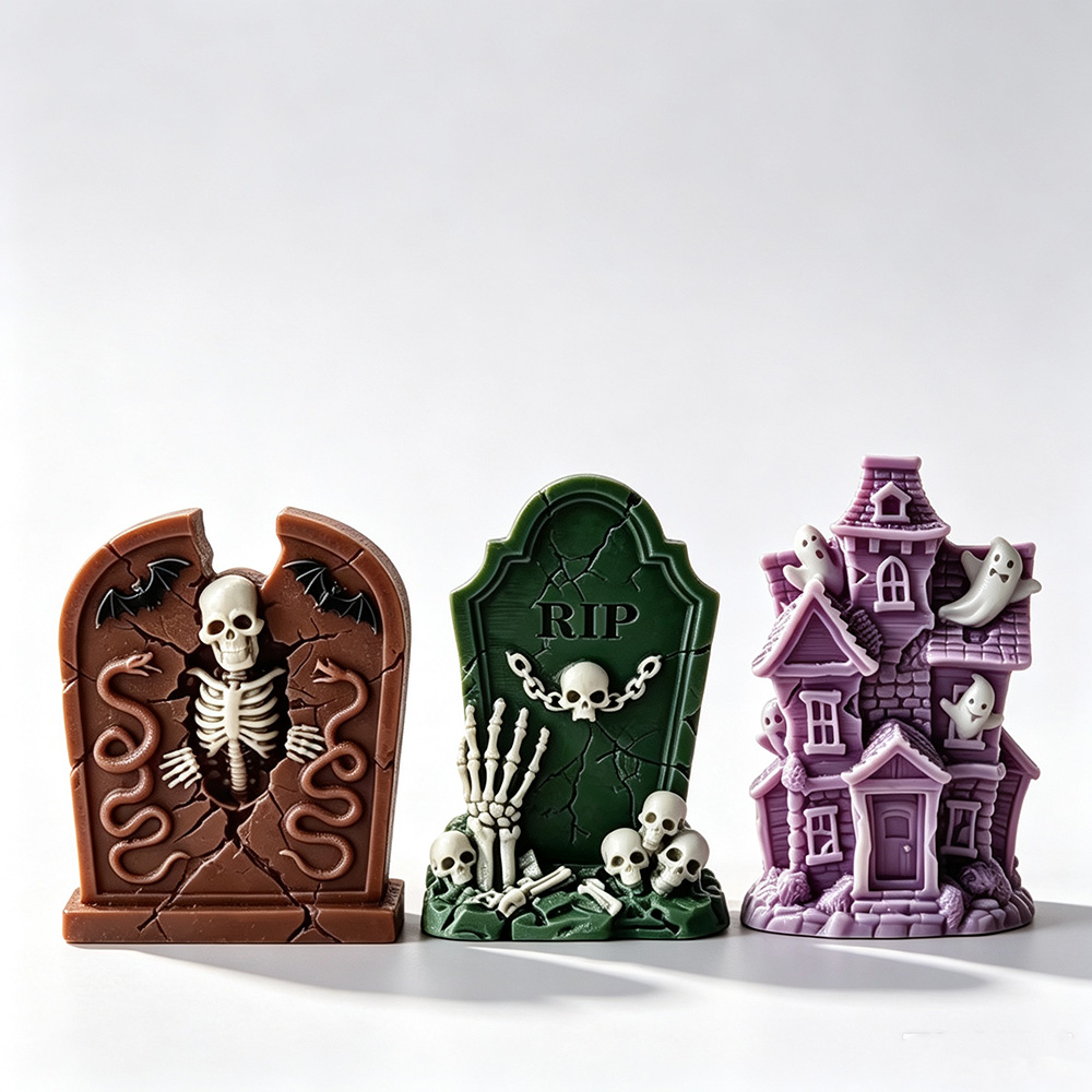 Halloween Tombstone Silicone M - Candle Making Ideas recension och pris