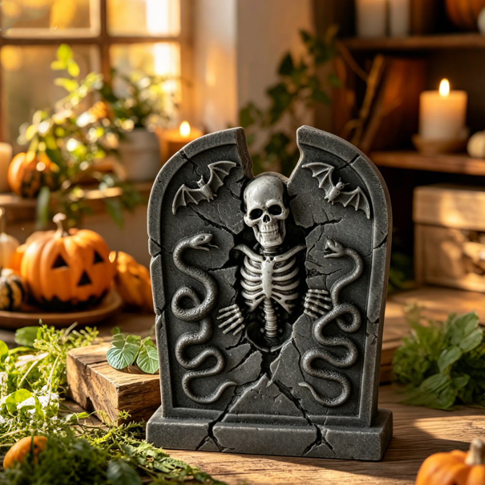 Halloween Tombstone Silicone M - Candle Making Ideas recension och pris