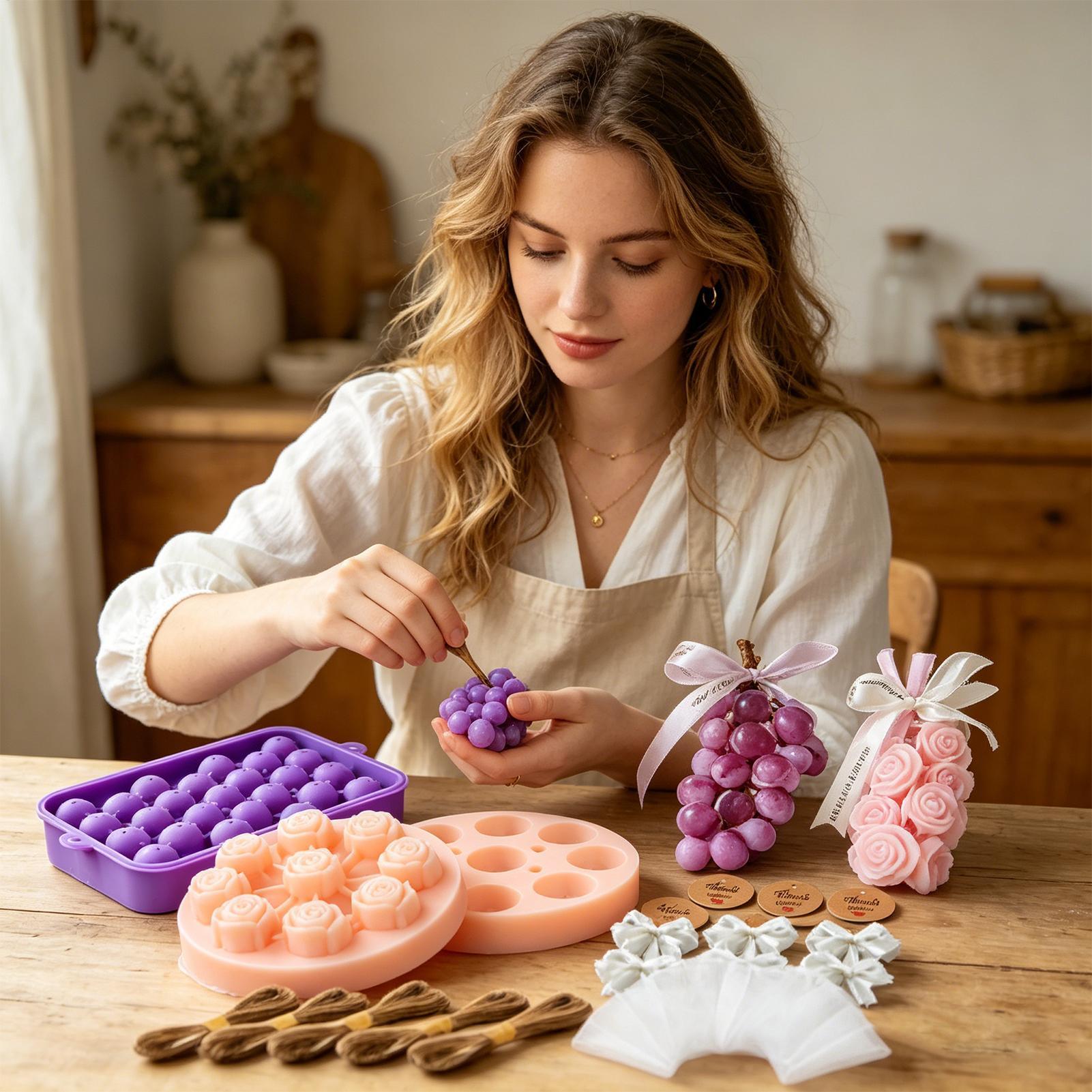 DIY Soap Making Kit DIY Grape  - Candle Making Kit For Adults recension och pris
