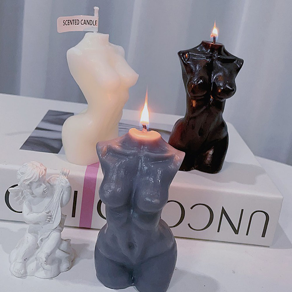 Female Torso Body Shape Scente - Candle Making Wax recension och pris