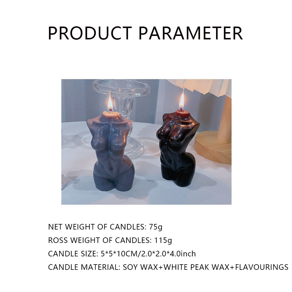 Female Torso Body Shape Scente - Candle Making Wax recension och pris