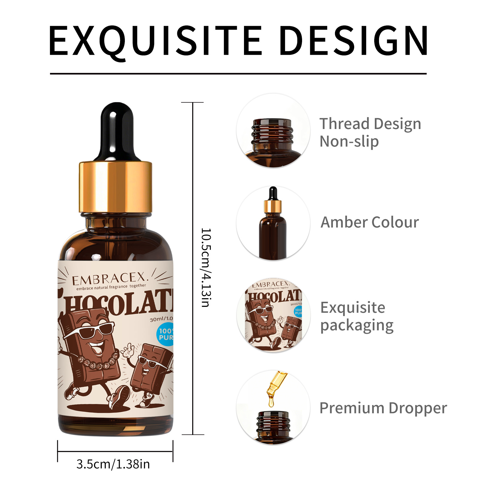 30mlChocolate Essential Oil  C - Candle Making Oil Scents recension och pris