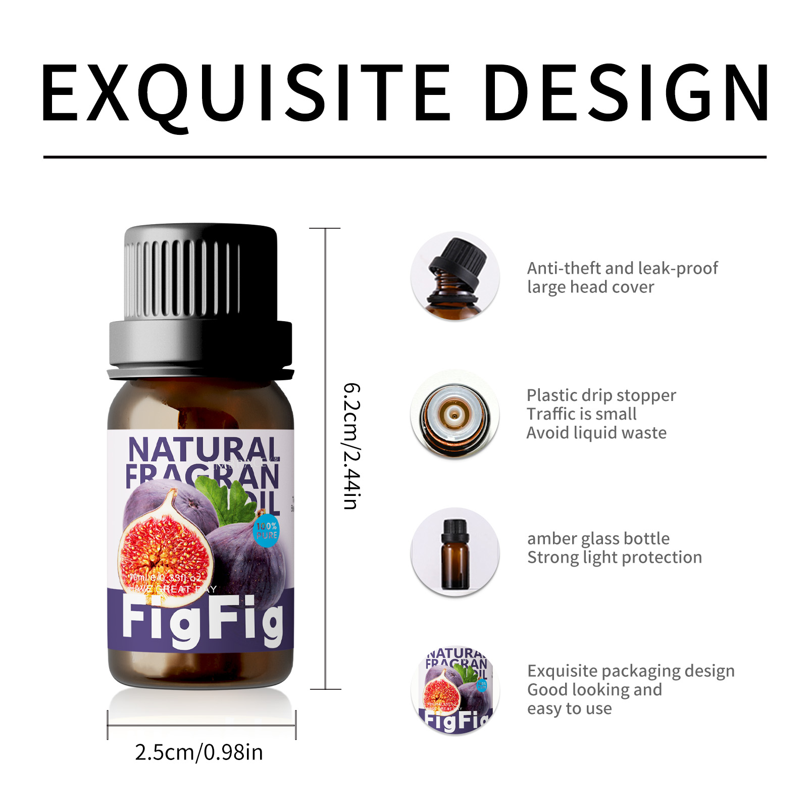 10ml Fig Essential Oil Fruit S - Candle Making Oil Scents recension och pris