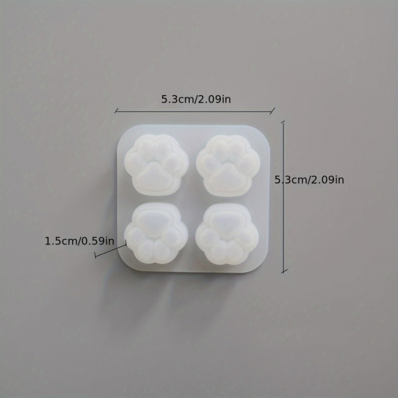 1Cat Paw Pattern Silicone Mold - Candle Making Kit Wholesale recension och pris