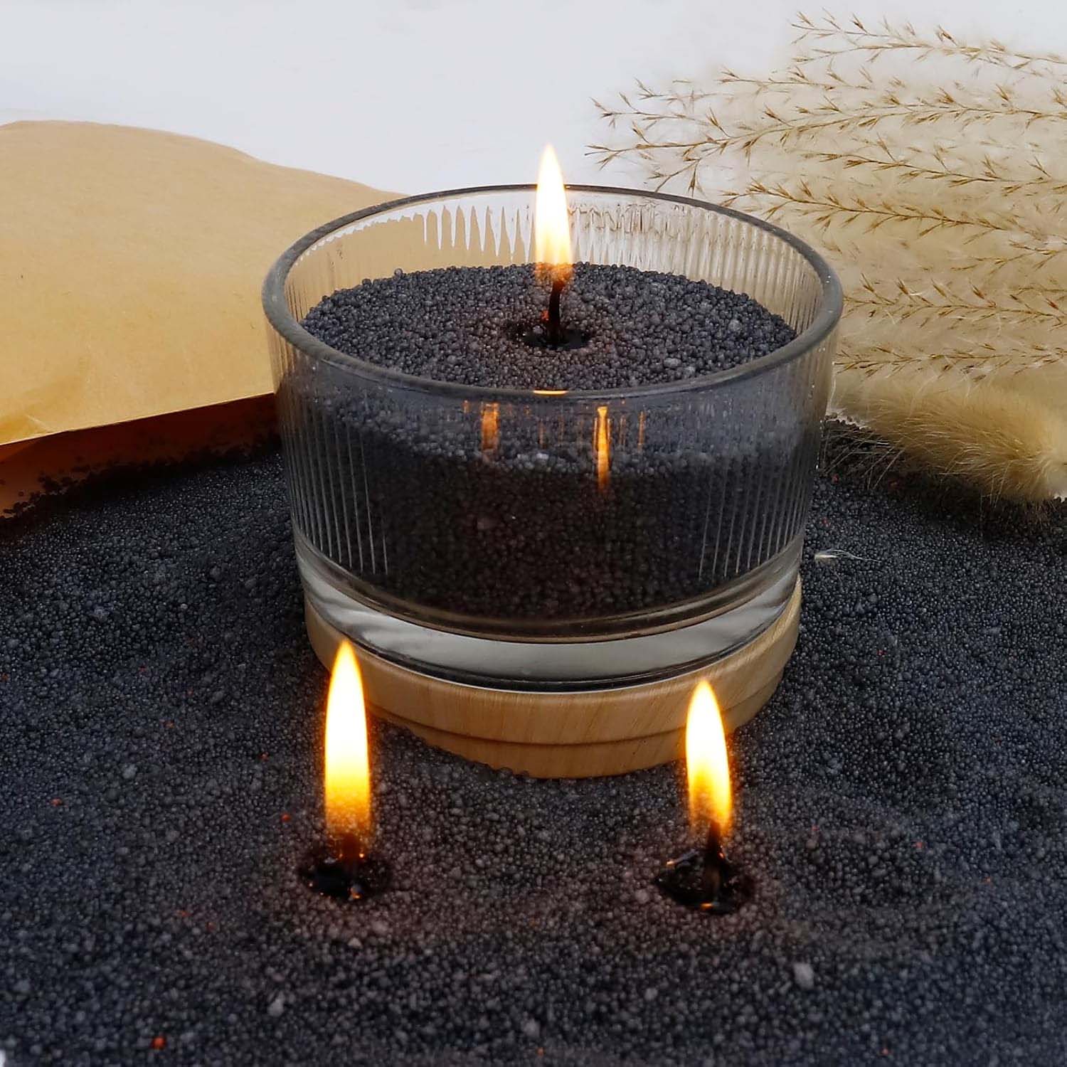 Black Candle Sand with Wick, 2 - Candle Making Course recension och pris