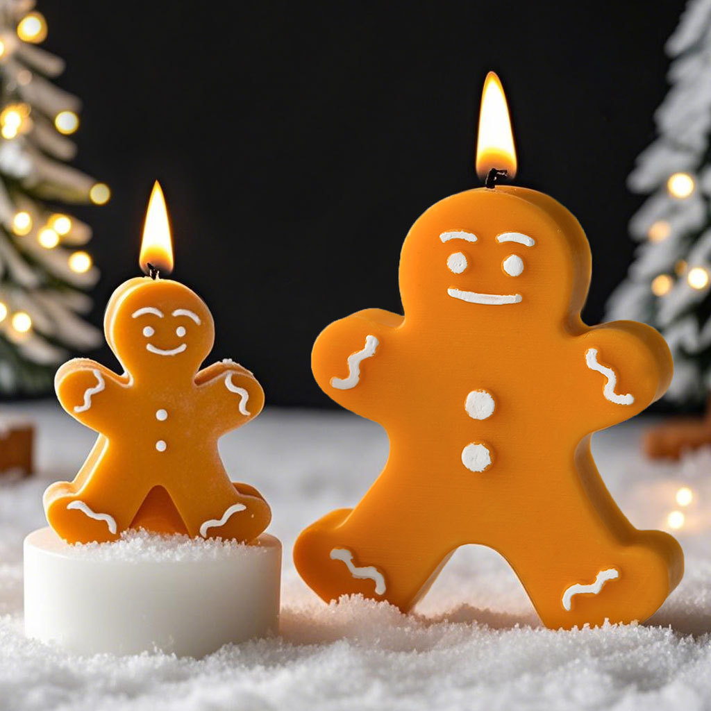DIY Cartoon Gingerbread Man Si - Candle Making Activity recension och pris