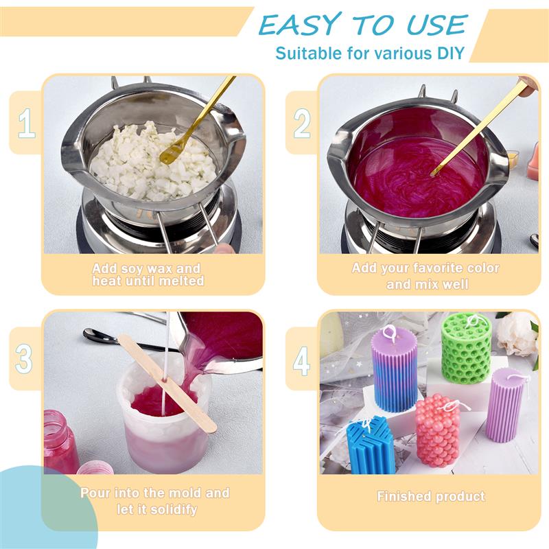 100/500g/1kg Pure Soy Wax Para - Candle Making Wax recension och pris