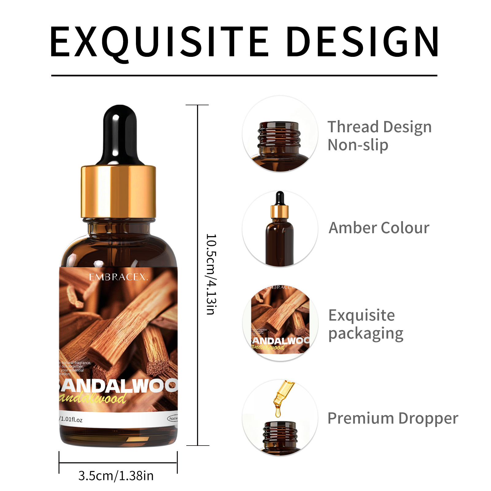 30ml Sandalwood Natural Plant  - Candle Making Oil Scents recension och pris