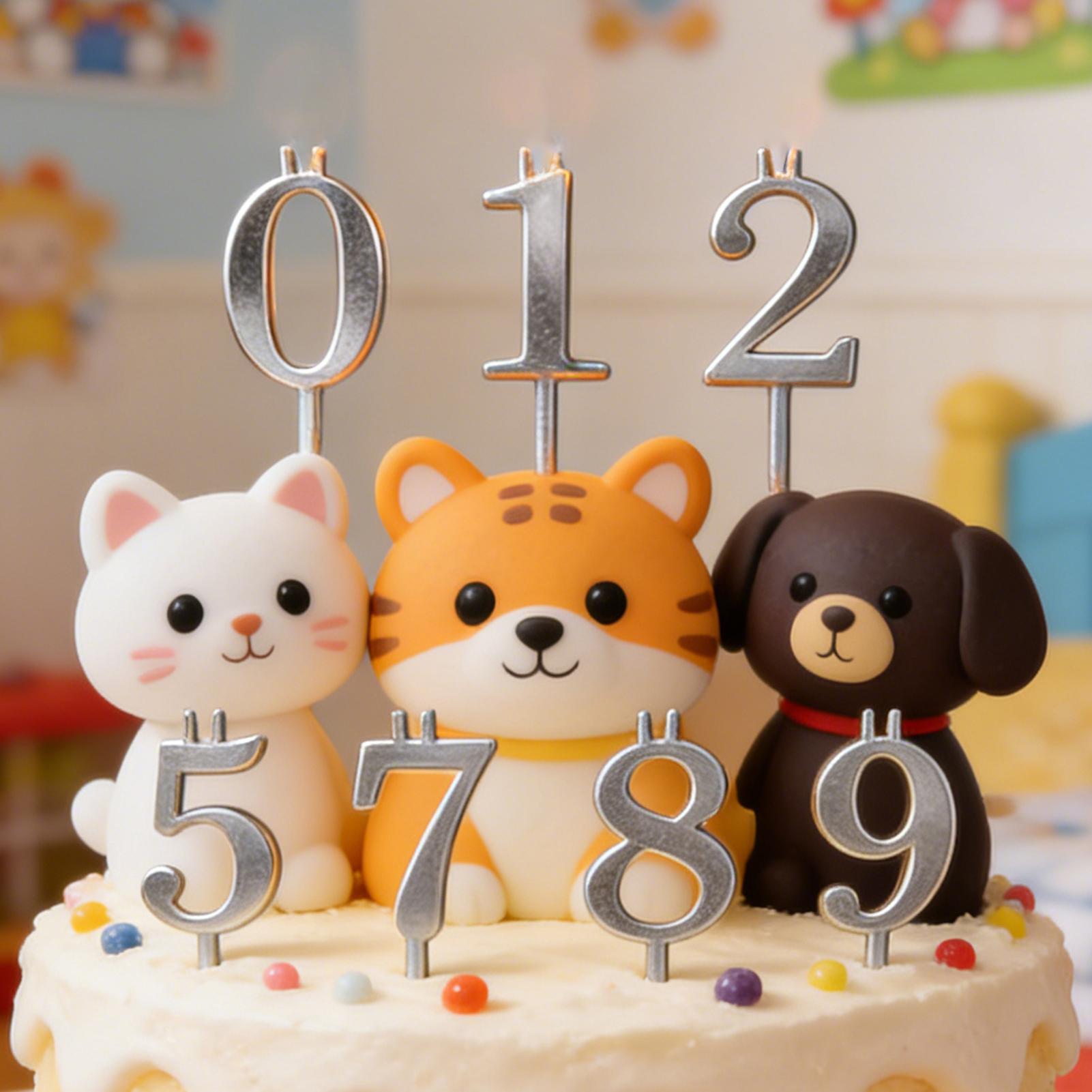 10pcs 0-9 Number Cake Toppers  - Candle Making Ideas recension och pris